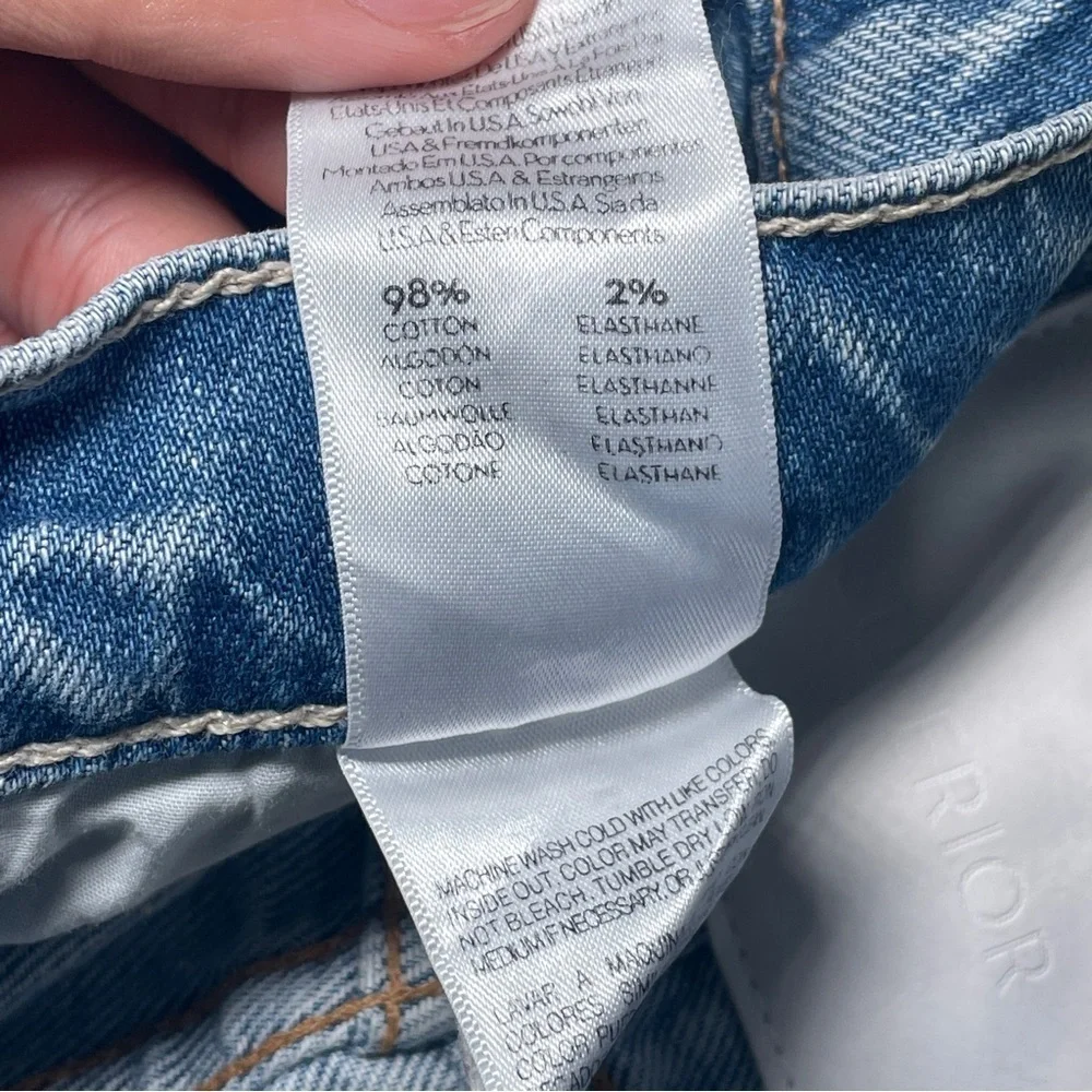 MOTHER- The Tomcat Distressed Jeans in Light Wash The Confession Size 25